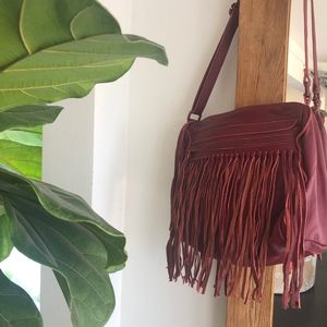 Cleobella Fringe Leather Crossbody